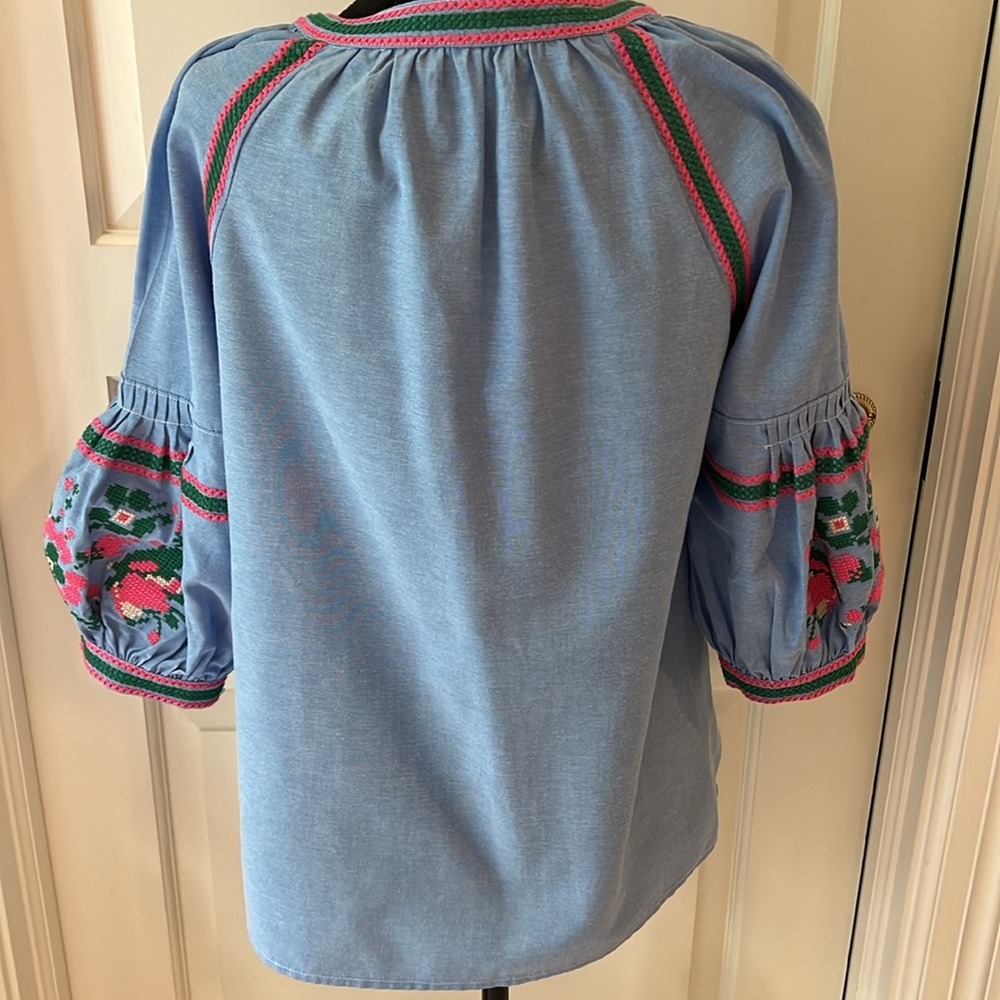 Embroidered blouse. - Picture 4 of 7